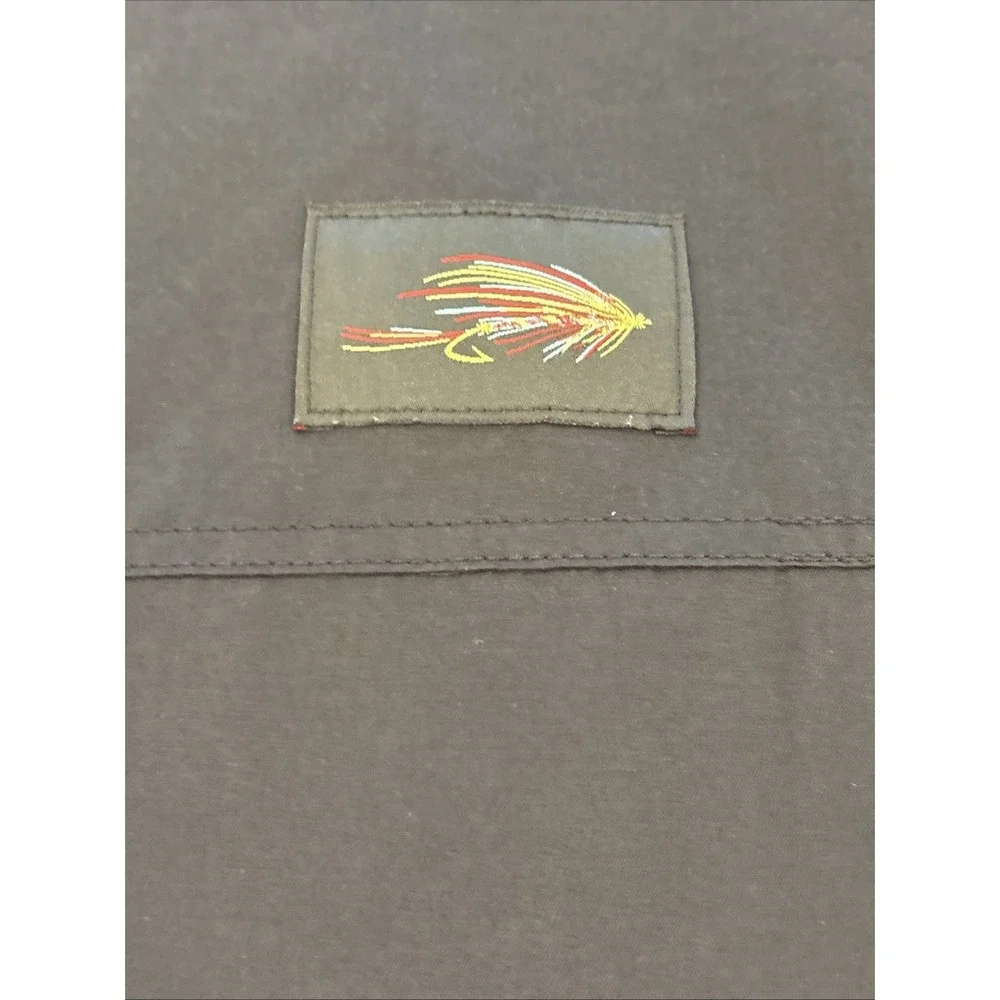 Orvis Field Coat Mens Medium Blue Gray Quilted Barn Chore Jacket Hunting Pockets